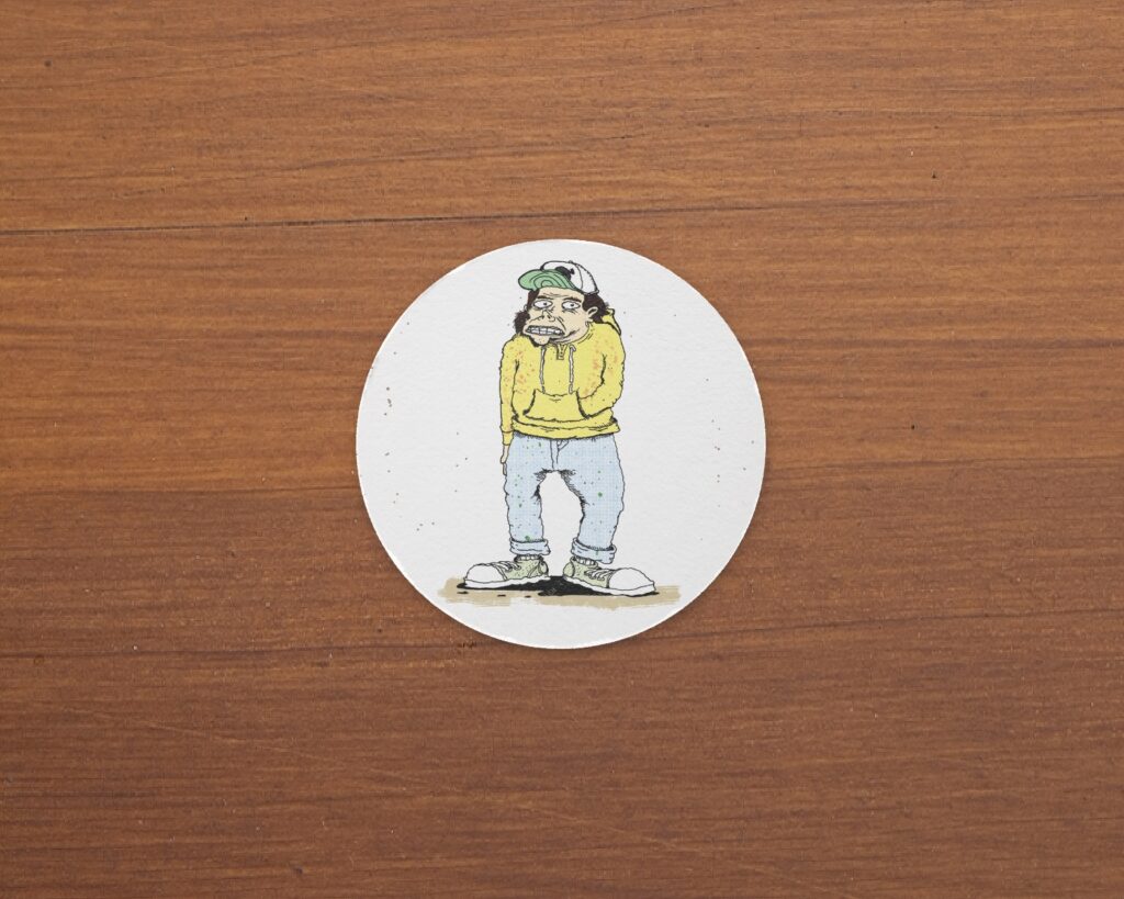 Cap mit Artwork "NonComfort", illustriert von Muttermilk